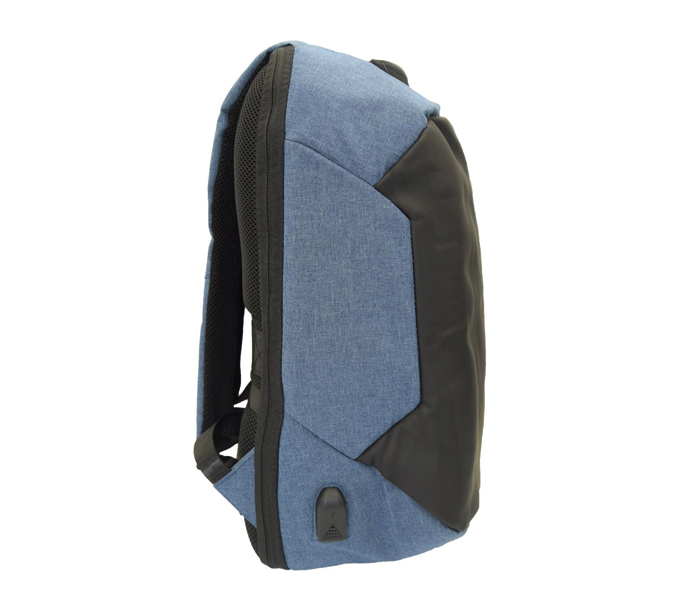 Dasfour AR-096-2 Anti-theft Backpack  Laptop With USB Charge 16 Inches - Blue - Zoom Image 2