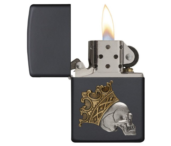 Zippo 29100 King Skull Lighter Black - Zoom Image 1