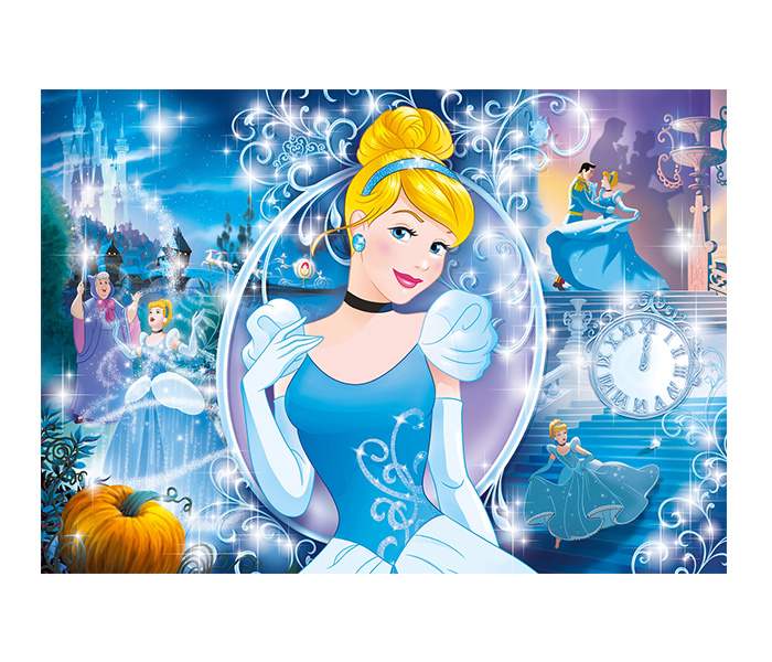 Clementoni 20132 Princess Olografico Cinderella Children Puzzle - 104 Pieces - Zoom Image 1