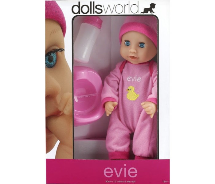 Dolls World 8542 Evie 30 cm Pink - Zoom Image