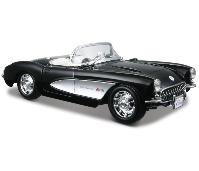 Maisto Tech 31275 1:24 SE (A) 1957 Chevrolet Corvette Black - Zoom Image