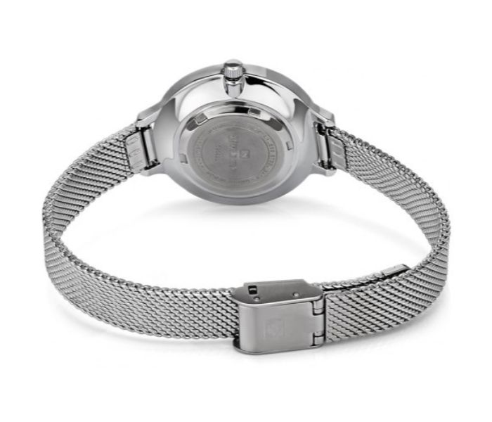 Curren 9022 Stainless Steel Analog Quartz Watch For Women White and Silver - Zoom Image 3