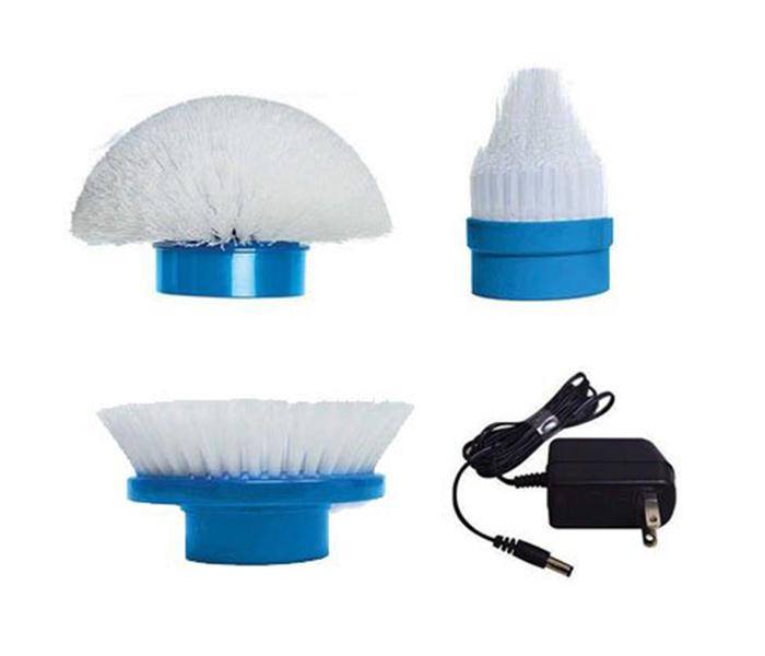 HiKiNS Cordless Rechargeable Electric Spin Scrubber Cleaning Brush