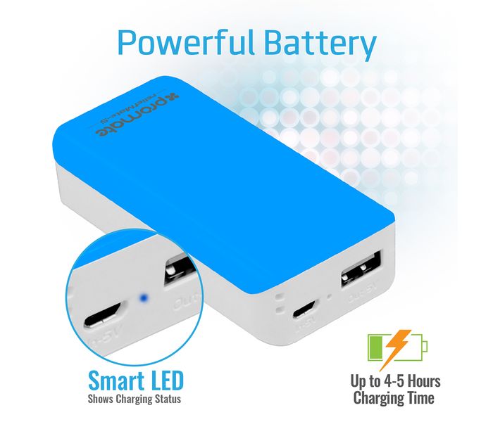 Promate ReliefMate-5 5200 mAh Universal Power Bank, Blue - Zoom Image 2