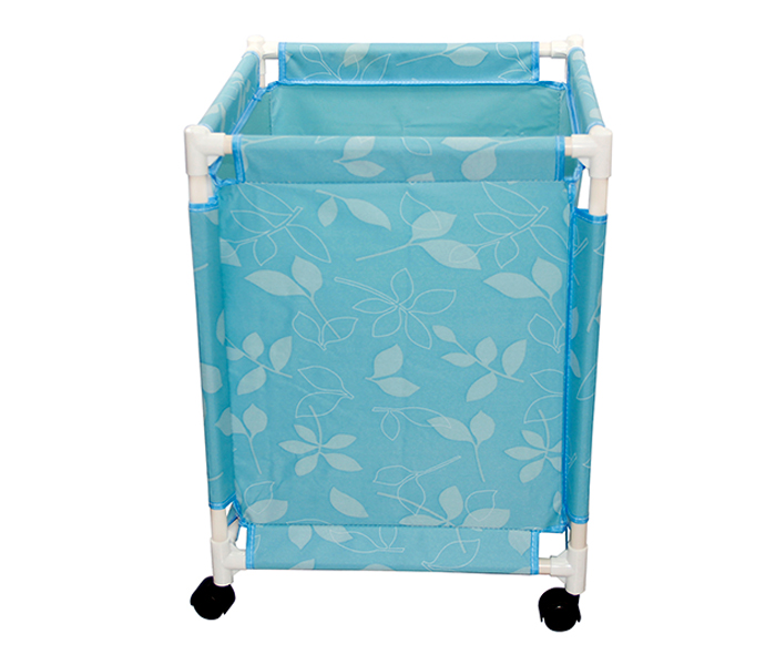 In-House Ls-1110 Foldable Laundry Storage Basket With Wheels - Blue - Zoom Image 3