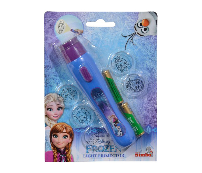 Simba 7052199 16CM Disney Frozen Light Projector - Blue & Purple - Zoom Image 2