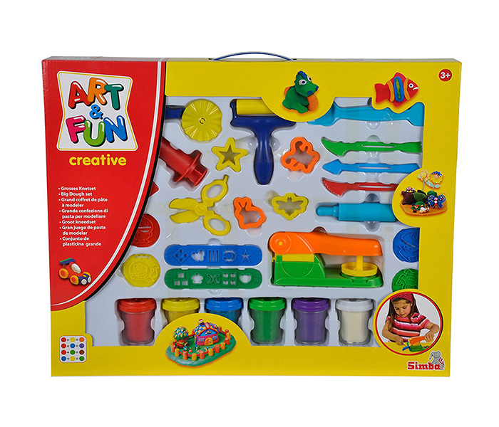 Simba 6329113 Art & Fun Jumbo Dough Set - Zoom Image 1