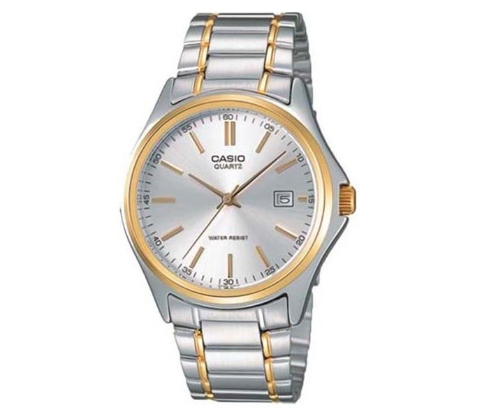 Casio MTP-1183G-7ADF Mens Analog Watch Gold and Silver - Zoom Image