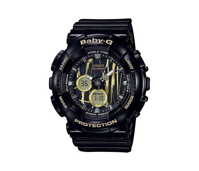 Casio G Shock BA120SP-1A Womens Analog and Digital Watch Black - Zoom Image