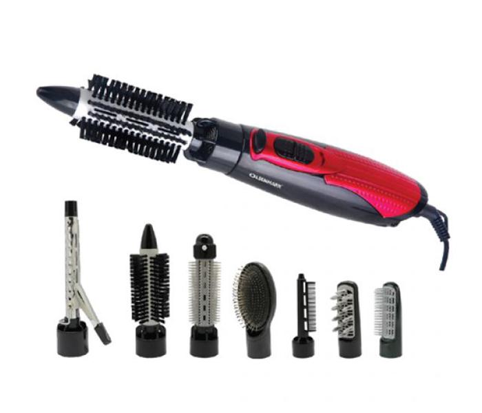 Olsenmark OMH4029 8-in-1 Multi Function Hair Styler - Black & Red - Zoom Image 1