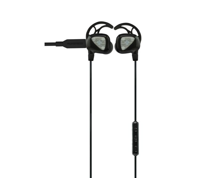 Promate Vitally-1 Wireless Sport Bluetooth Headset Multi-Pairing with HD Sound, Black - Zoom Image 3