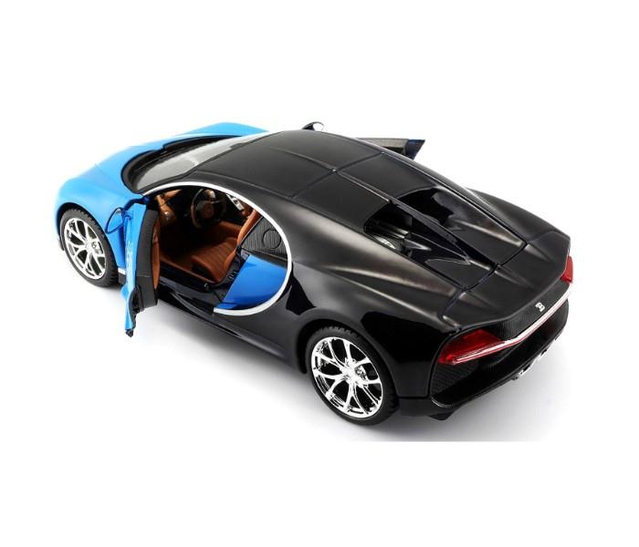 Maisto Tech 31514 Bugatti Chiron Blue and Black - Zoom Image 3