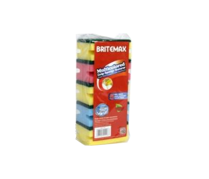 Britemax BM 261 MGS Multicolored Grip Sponge Scourer- 5 Pieces - Zoom Image