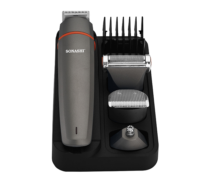 Sonashi Shc-1014 6 In 1 Hair Clipper, Grey - Zoom Image 4