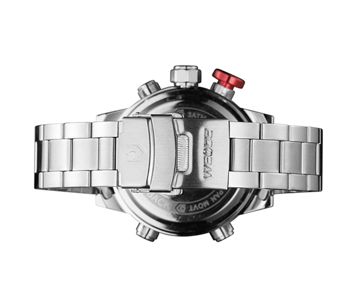 Weide WH-6402MB Analog and LED Digital Watch Black and Silver - Zoom Image 4