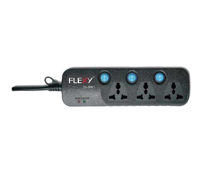 Flexy SX80M3 GB Standerd Extension Cord - Black - Zoom Image