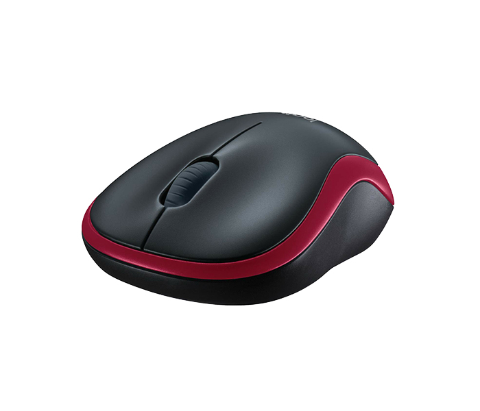 Logitech 910-002237 M185 2.4GHz Wireless Mouse - Red - Zoom Image 2