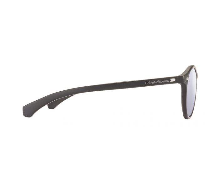 Calvin Klein CKJ747S 002 Round Black Frame & Grey Mirrored Sunglasses for Unisex - Zoom Image 3