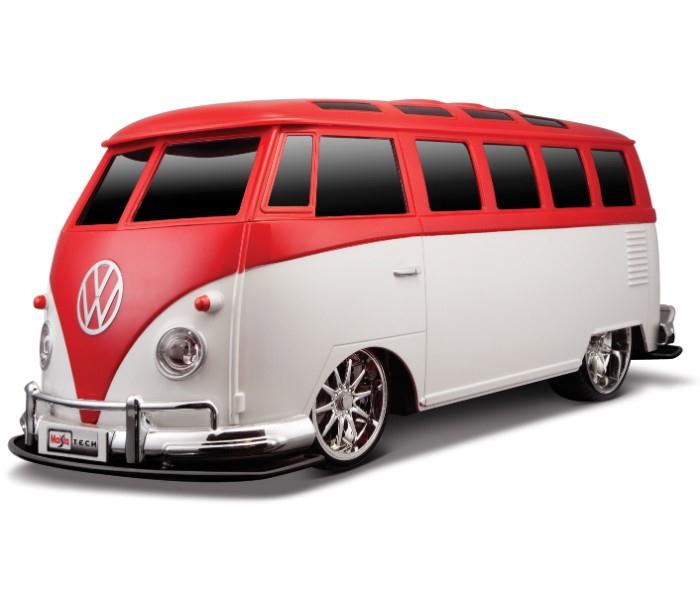 Maisto Tech 81044 RC 1:10 Volkswagen Van Samba (2.4 GHz, Ready to run) Red - Zoom Image