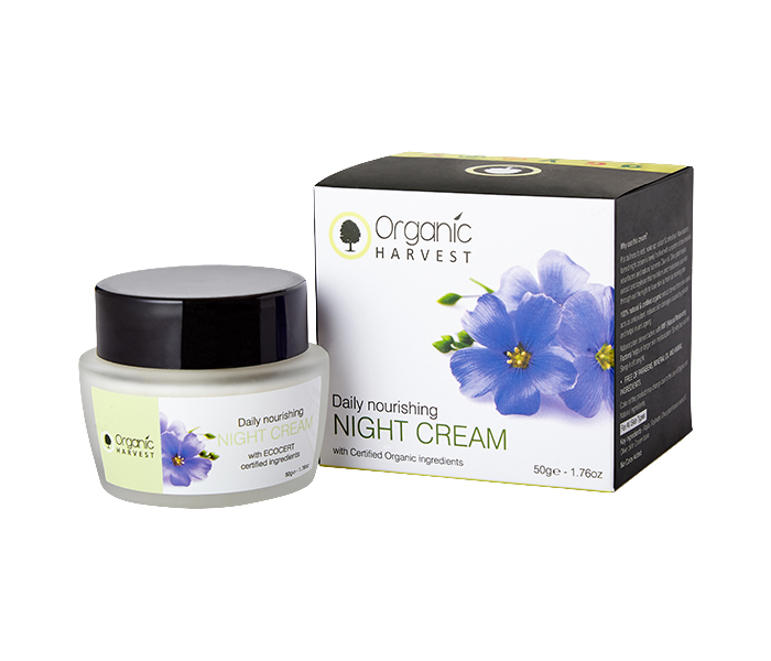 Organic Harvest 50g Daily Nourishing Night Face Cream - Zoom Image