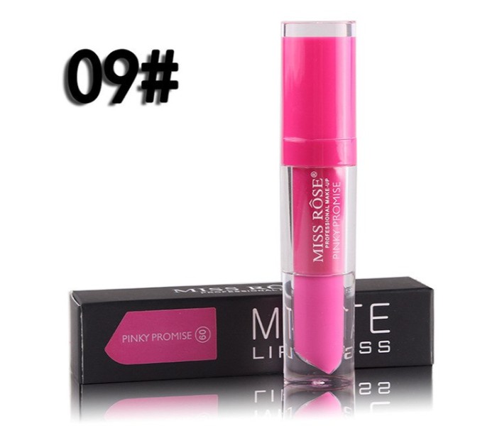 Miss Rose 7701-026M Longlasting Matte Lip Gloss 09 Pinky Promise - Zoom Image