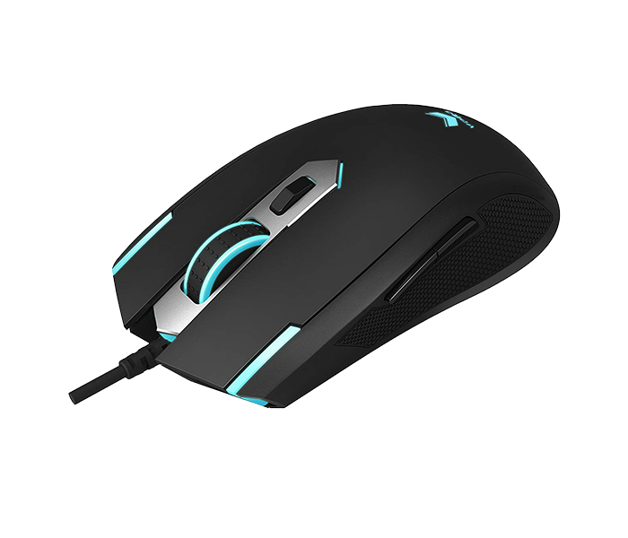 Rapoo V26 Vpro Multi Color Led Optical Gaming Mouse - Black - Zoom Image 1