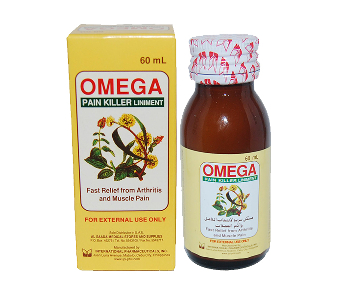 Omega Pain Killer Liniment Oil - 60 ml - Zoom Image