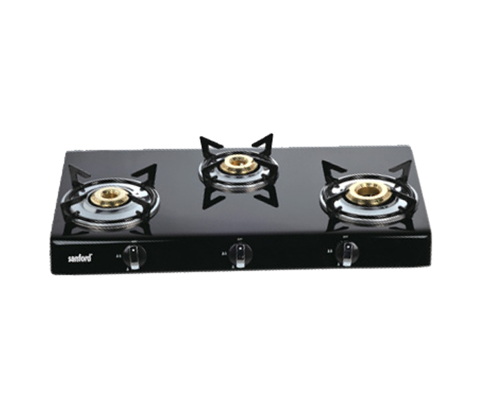 Sanford SF5315GC Glass Triple Burner Gas Stove - Zoom Image