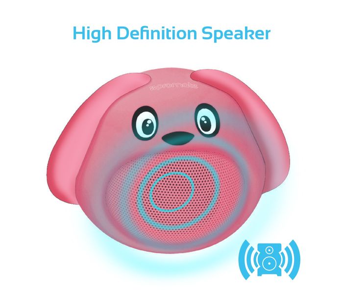 Promate Snoopy Mini High-Definition Wireless Dog Speaker - Pink - Zoom Image 1