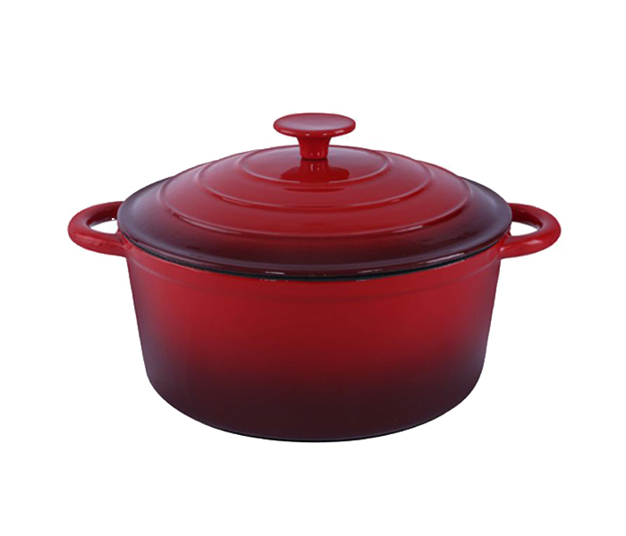 Royalford RFU9055 26CM Cast Iron Enamel Coating Cooking Pot - Red - Zoom Image 10