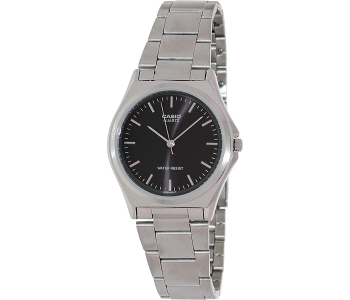 Casio MTP-1130A-1ADF Mens Analog Watch Black and Silver - Zoom Image