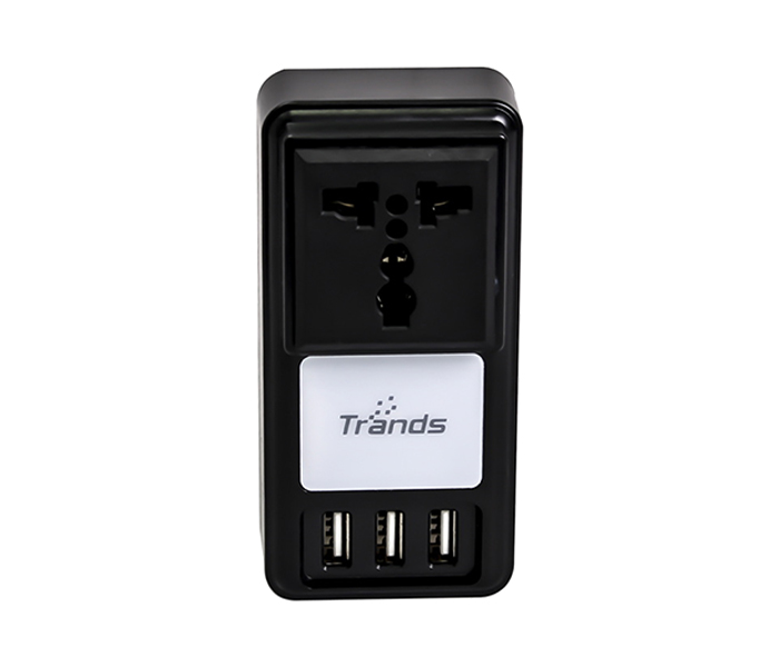 Trands TR-AD2200 3 USB Port Wall Charger - Black - Zoom Image 3