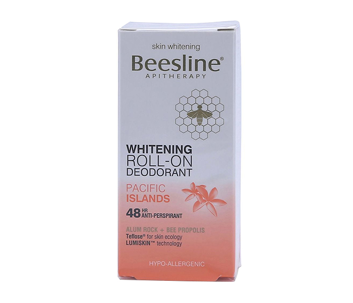 Beesline N10987820A Pacific Islands Whitening Roll-On Fragranced Deodorent - 50ML - Zoom Image