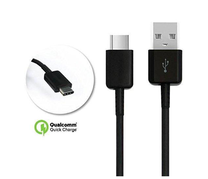 Ze Ys USB A To Type C Fast Charging Cable For C Type Devices - Black - Zoom Image 2