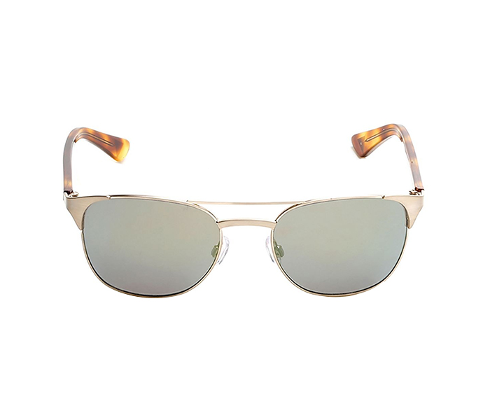 Guess GU7413 32Q Round Havana & Gold Frame and Green Mirrored Sunglasses for Unisex - Zoom Image 3