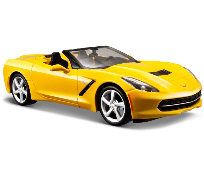 Maisto Tech 31501 1:24 SE (B) 2014 Corvette Stingray Convertible Yellow - Zoom Image