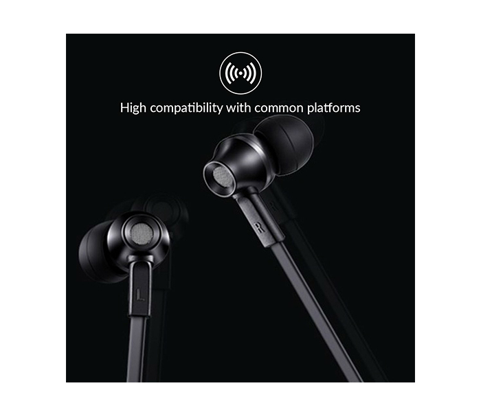 Rapoo EP30 Wired Earphone with Mic - Black - Zoom Image 5