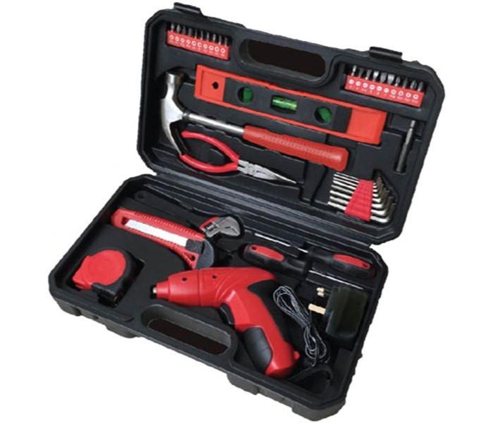 Geepas GT7669 38 Pcs Combination Tool Kit Red, Black - Zoom Image