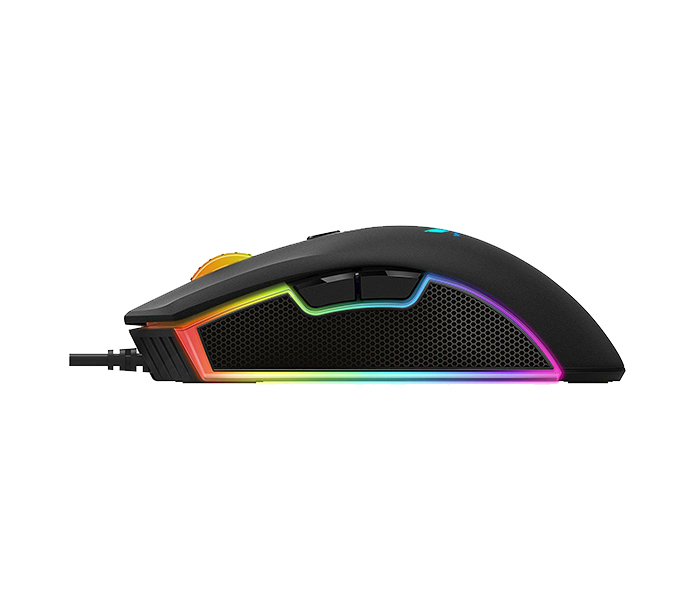 Rapoo V280 Vpro Multi Color Led Optical Gaming Mouse - Black 16992 - Zoom Image 2