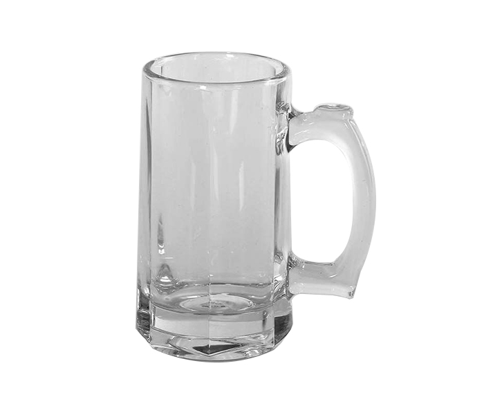 Delcasa DC1287 400ml Glass Cup - 2 Pieces, Clear - Zoom Image 2