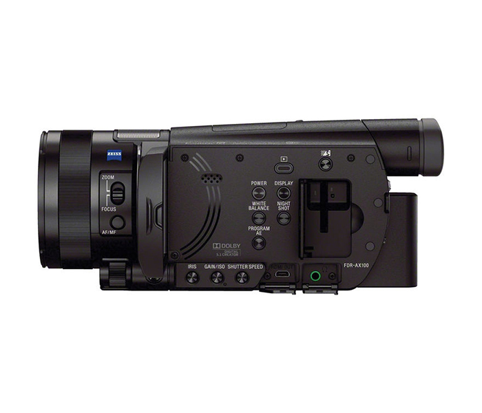 Sony FDR-AX100 4K Expert Handycam - Black - Zoom Image 5