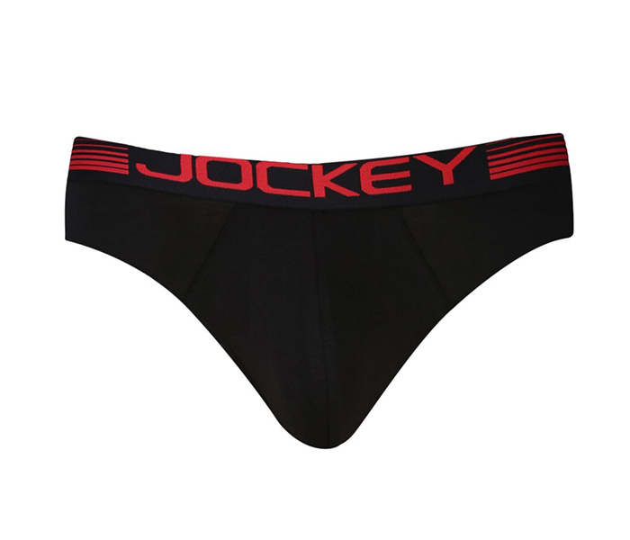 Jockey US07-0110 Zone Stretch Bikini Brief, Black/M - Zoom Image 2