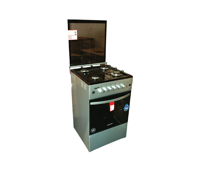 Geepas GCR5057NMST 4 Burner Freestanding Gas Cooking Range with Grill & Oven - Zoom Image