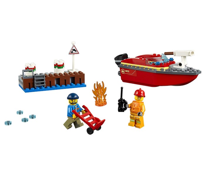 Lego City 60213 Dock Side Fire Assorted - Zoom Image 2