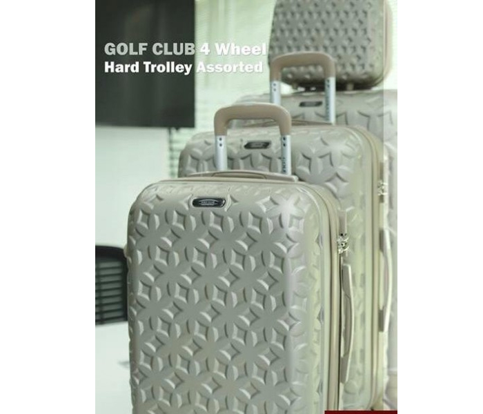 Golf Club Gct-325 4 Wheel Hard Trolley 4 Pieces Biege - Zoom Image