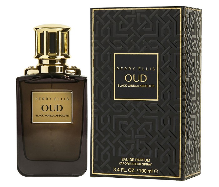 Perry Ellis 100ml Oud Black Vanilla Absolute Eau De Parfum for Men - Zoom Image 2