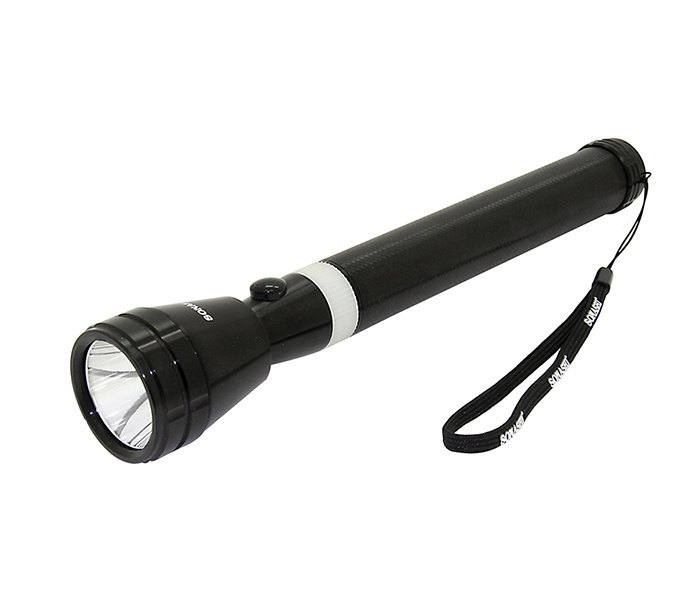 Sonashi SLT-682 3W Rechargeable LED Torch with Unbreakeable Glass - Black - Zoom Image 2