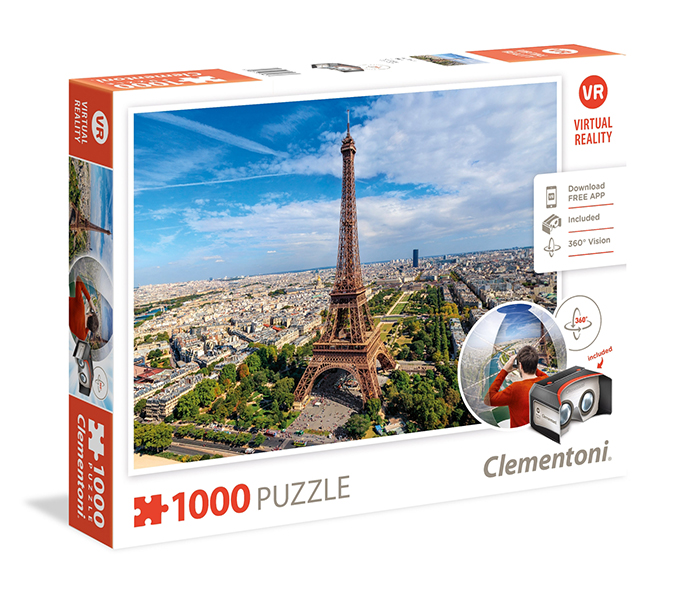 Clementoni 39402 Virtual Reality Paris Adult Puzzle - 1000 Pieces - Zoom Image 3