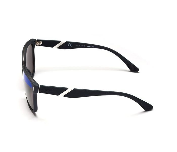 Police SPL350 92EH Wayfarer Blue Frame & Blue Mirrored Sunglasses for Unisex - Zoom Image 2