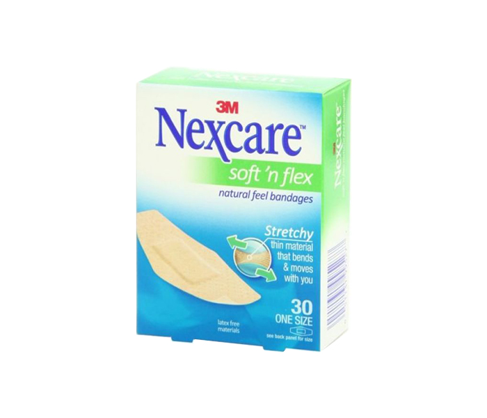 Nexcare N11293516A 30-Pack Soft 'n' Flex Bandages - Zoom Image